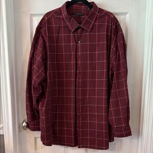 Red Casual Button Down Shirt with Classic Design